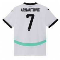 Maglia Calcio Austria Marko Arnautovic #7 Seconda Divisa Donna Europei 2024 Manica Corta